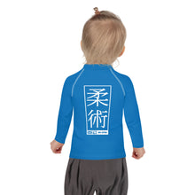 Kid's Girls Long Sleeve BJJ Rash Guard Jiu-Jitsu 004 - Azul Exclusive Girls Jiu-Jitsu Kids Long Sleeve Rash Guard