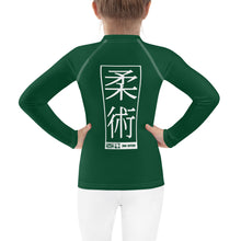Kid's Girls Long Sleeve BJJ Rash Guard Jiu-Jitsu 008 - Sherwood Forest Exclusive Girls Jiu-Jitsu Kids Long Sleeve Rash Guard
