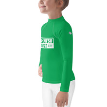 Kid's Girls Long Sleeve BJJ Rash Guard Jiu-Jitsu 009 - Jade Exclusive Girls Jiu-Jitsu Kids Long Sleeve Rash Guard