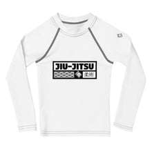 Kid's Girls Long Sleeve BJJ Rash Guard Jiu-Jitsu 016 - Snow Exclusive Girls Jiu-Jitsu Kids Long Sleeve Rash Guard