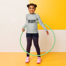 Dynamic Style: Kid's Girls Long Sleeve BJJ Rash Guard Jiu-Jitsu 018 - Smoke Exclusive Girls Jiu-Jitsu Kids Long Sleeve Rash Guard