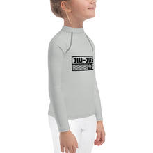 Dynamic Style: Kid's Girls Long Sleeve BJJ Rash Guard Jiu-Jitsu 018 - Smoke Exclusive Girls Jiu-Jitsu Kids Long Sleeve Rash Guard