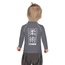 Kid's Girls Long Sleeve BJJ Rash Guard Jiu-Jitsu 019 - Charcoal Exclusive Girls Jiu-Jitsu Kids Long Sleeve Rash Guard