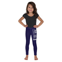 Kids' Girls Yoga Pants Workout Leggings Jiu-Jitsu 002 Midnight Blue Exclusive Girls Jiu-Jitsu Kids Leggings
