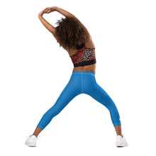 Kids' Girls Yoga Pants Workout Leggings Jiu-Jitsu 004 - Azul Exclusive Girls Jiu-Jitsu Kids Leggings
