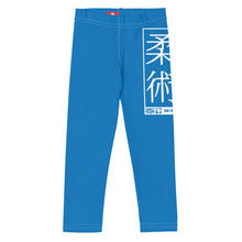 Kids' Girls Yoga Pants Workout Leggings Jiu-Jitsu 004 - Azul Exclusive Girls Jiu-Jitsu Kids Leggings