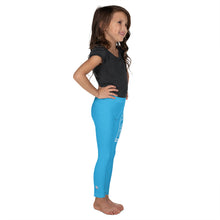 Kids' Girls Yoga Pants Workout Leggings Jiu-Jitsu 005 - Cyan Exclusive Girls Jiu-Jitsu Kids Leggings