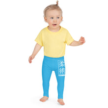 Kids' Girls Yoga Pants Workout Leggings Jiu-Jitsu 005 - Cyan Exclusive Girls Jiu-Jitsu Kids Leggings