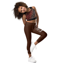 Kids' Girls Yoga Pants Workout Leggings Jiu-Jitsu 006 - Chocolate Exclusive Girls Jiu-Jitsu Kids Leggings