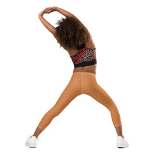 Kids' Girls Yoga Pants Workout Leggings Jiu-Jitsu 007 - Raw Sienna Exclusive Girls Jiu-Jitsu Kids Leggings