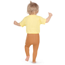 Kids' Girls Yoga Pants Workout Leggings Jiu-Jitsu 007 - Raw Sienna Exclusive Girls Jiu-Jitsu Kids Leggings