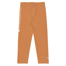 Kids' Girls Yoga Pants Workout Leggings Jiu-Jitsu 007 - Raw Sienna Exclusive Girls Jiu-Jitsu Kids Leggings