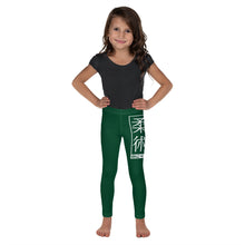 Kids' Girls Yoga Pants Workout Leggings Jiu-Jitsu 008 - Sherwood Forest Exclusive Girls Jiu-Jitsu Kids Leggings