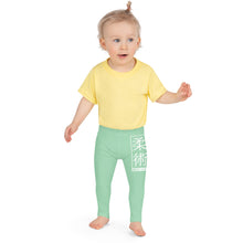 Kids' Girls Yoga Pants Workout Leggings Jiu-Jitsu 010 - Vista Blue Exclusive Girls Jiu-Jitsu Kids Leggings