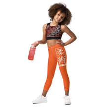 Kids' Girls Yoga Pants Workout Leggings Jiu-Jitsu 012 - Flamingo Exclusive Girls Jiu-Jitsu Kids Leggings