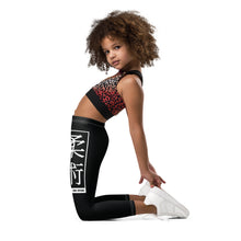 Kids' Girls Yoga Pants Workout Leggings Jiu-Jitsu 015 - Noir Exclusive Girls Jiu-Jitsu Kids Leggings