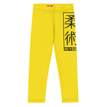Kids' Girls Yoga Pants Workout Leggings Jiu-Jitsu 017 - Golden Sun Exclusive Girls Jiu-Jitsu Kids Leggings
