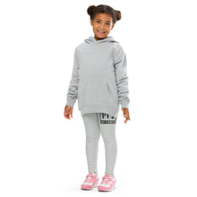 Kid's Girls Yoga Pants Workout Leggings Jiu-Jitsu 018 - Smoke Exclusive Girls Jiu-Jitsu Kids Leggings