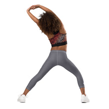 Kid's Girls Yoga Pants Workout Leggings Jiu-Jitsu 019 - Charcoal Exclusive Girls Jiu-Jitsu Kids Leggings