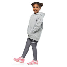 Kid's Girls Yoga Pants Workout Leggings Jiu-Jitsu 019 - Charcoal Exclusive Girls Jiu-Jitsu Kids Leggings