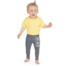 Kid's Girls Yoga Pants Workout Leggings Jiu-Jitsu 019 - Charcoal Exclusive Girls Jiu-Jitsu Kids Leggings