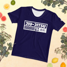 Lightweight Women's Judo Rash Guard - Short Sleeve Training Gear - Midnight Blue
