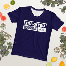 Lightweight Women's Judo Rash Guard - Short Sleeve Training Gear - Midnight Blue