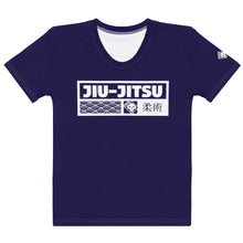 Lightweight Women's Judo Rash Guard - Short Sleeve Training Gear - Midnight Blue