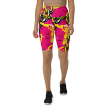 Luxury Ride: Women's Golden Chains 001 Biker Shorts Exclusive Leggings Running Shorts Tights Womens