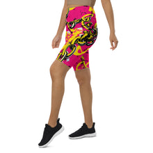 Luxury Ride: Women's Golden Chains 001 Biker Shorts Exclusive Leggings Running Shorts Tights Womens