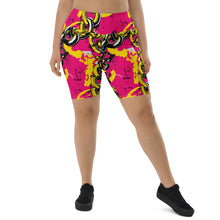 Luxury Ride: Women's Golden Chains 001 Biker Shorts Exclusive Leggings Running Shorts Tights Womens