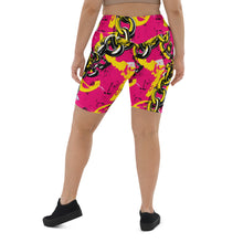 Luxury Ride: Women's Golden Chains 001 Biker Shorts Exclusive Leggings Running Shorts Tights Womens