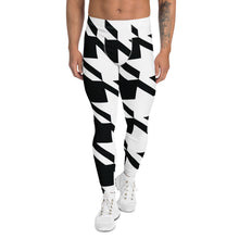 Men's Athletic Leggings - Houndstooth 001 Exclusive Houndstooth Leggings Mens Pants trousers