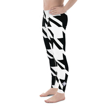 Men's Athletic Leggings - Houndstooth 001 Exclusive Houndstooth Leggings Mens Pants trousers
