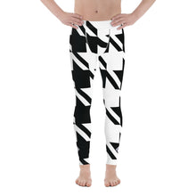 Men's Athletic Leggings - Houndstooth 001 Exclusive Houndstooth Leggings Mens Pants trousers