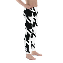 Men's Athletic Leggings - Houndstooth 001 Exclusive Houndstooth Leggings Mens Pants trousers