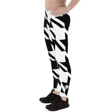 Men's Athletic Leggings - Houndstooth 001 Exclusive Houndstooth Leggings Mens Pants trousers