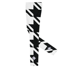Men's Athletic Leggings - Houndstooth 001 Exclusive Houndstooth Leggings Mens Pants trousers