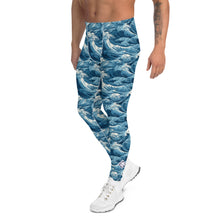 Men's Athletic Leggings - The Great Wave Off Kanagawa 001 Exclusive Great Wave Kanagawa Leggings Mens Pants trousers