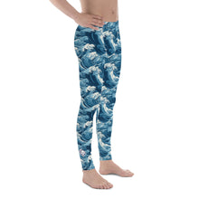Men's Athletic Leggings - The Great Wave Off Kanagawa 001 Exclusive Great Wave Kanagawa Leggings Mens Pants trousers