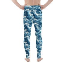 Men's Athletic Leggings - The Great Wave Off Kanagawa 001 Exclusive Great Wave Kanagawa Leggings Mens Pants trousers