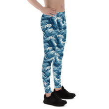 Men's Athletic Leggings - The Great Wave Off Kanagawa 001 Exclusive Great Wave Kanagawa Leggings Mens Pants trousers
