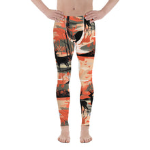 Men's Athletic Workout Leggings - Deer Forest Deer Forest Exclusive Leggings Mens Pants trousers