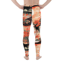 Men's Athletic Workout Leggings - Deer Forest Deer Forest Exclusive Leggings Mens Pants trousers