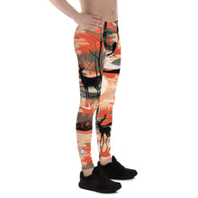 Men's Athletic Workout Leggings - Deer Forest Deer Forest Exclusive Leggings Mens Pants trousers