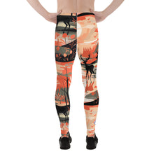 Men's Athletic Workout Leggings - Deer Forest Deer Forest Exclusive Leggings Mens Pants trousers