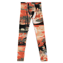 Men's Athletic Workout Leggings - Deer Forest Deer Forest Exclusive Leggings Mens Pants trousers
