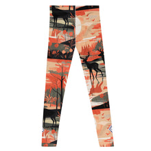 Men's Athletic Workout Leggings - Deer Forest Deer Forest Exclusive Leggings Mens Pants trousers