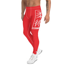 Men's Athletic Workout Leggings For Jiu Jitsu 001 - Scarlet Exclusive Jiu-Jitsu Leggings Mens trousers