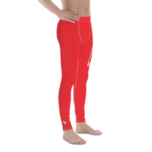 Men's Athletic Workout Leggings For Jiu Jitsu 001 - Scarlet Exclusive Jiu-Jitsu Leggings Mens trousers